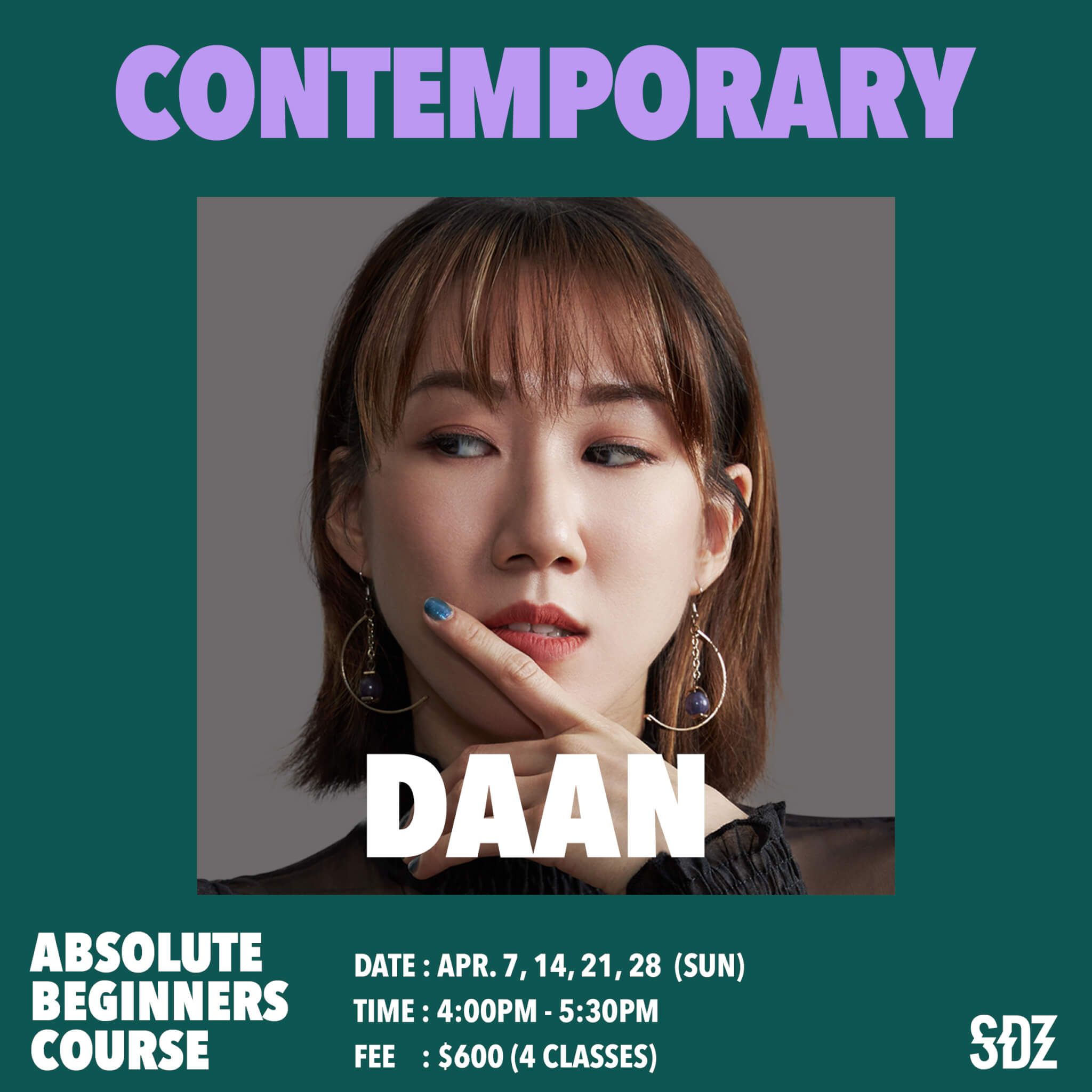 Absolute Beginners Course - Contemporary - Daan (4 Classes)